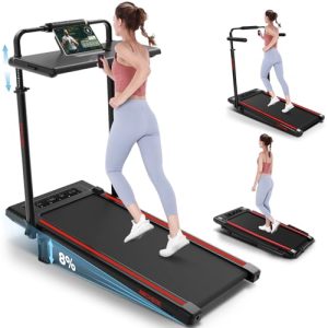ANCHEER Quiet Folding Treadmill for Home with Desk Workspace & Adjustable Height  
ANCHEER Ultra-Quiet 8-in-1 Treadmill
