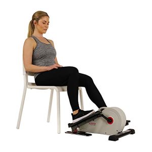 Sunny Health & Fitness Portable Sitting Under Desk Pedal Exerciser for Senior Home Workout
| SunnyFit App Connected Mot