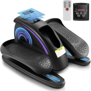 Electric Seated Pedal Exerciser, As Seen On ANCHEER Under Desk Elliptical Machine, Mini Elliptical for Seniors, Portabl