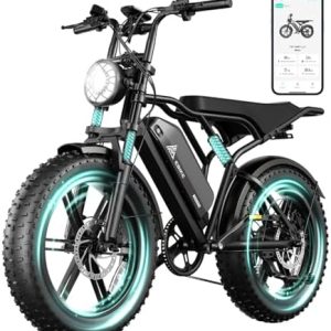 TST Electric Bike for Adults 1500W Peak 20" Fat Tire All-Terrain E-Bike | TST Electric Dirt Bike for Road Sand Mountain