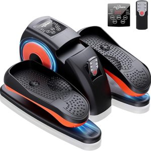Under Desk Elliptical Machine, Electric Elliptical Leg Exerciser for Seniors with 12 Adjustable