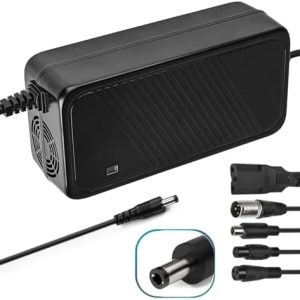 42V 2A Charger for Razor, Jetson, Voyage, Gotrax Ebike Battery | 42V 2A Efficient Fast Charging Charger for Electric Bi