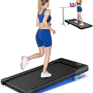 SupeRun Incline Walking Pad for Home and Office with Remote Control LED Display