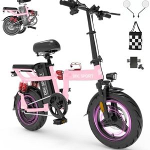 Peak 750W Motor 48V 20Ah Folding Electric Bike for Adults UL2849 | 45 Miles Range 14'' Lightweight Adults Electric Bike